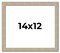 14x12 Thin Barnwood Picture Frame with UV-Resistant Acrylic & Acid Free Backing, Available in 2 Paint Finishes - Grey and Black